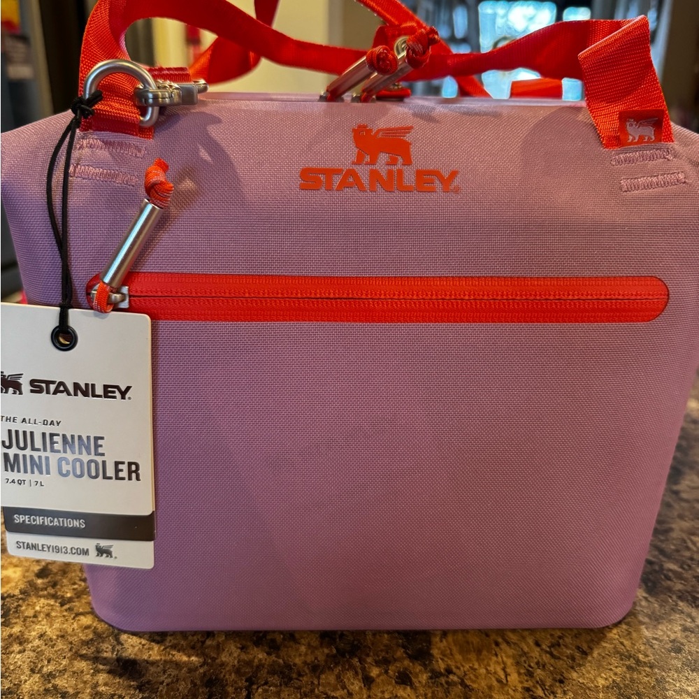 Stanley Purple and Red julienne cooler bag
